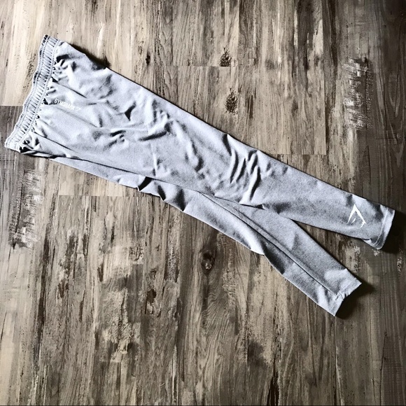 GYMSHARK Ark Jersey Leggings (M-light grey marl) - Picture 6 of 7